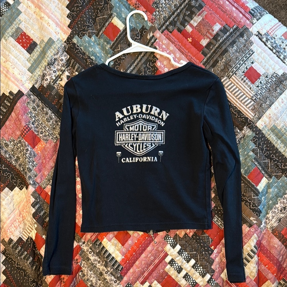 Harley-Davidson Auburn California Hwy 46 zip up (2002) size M